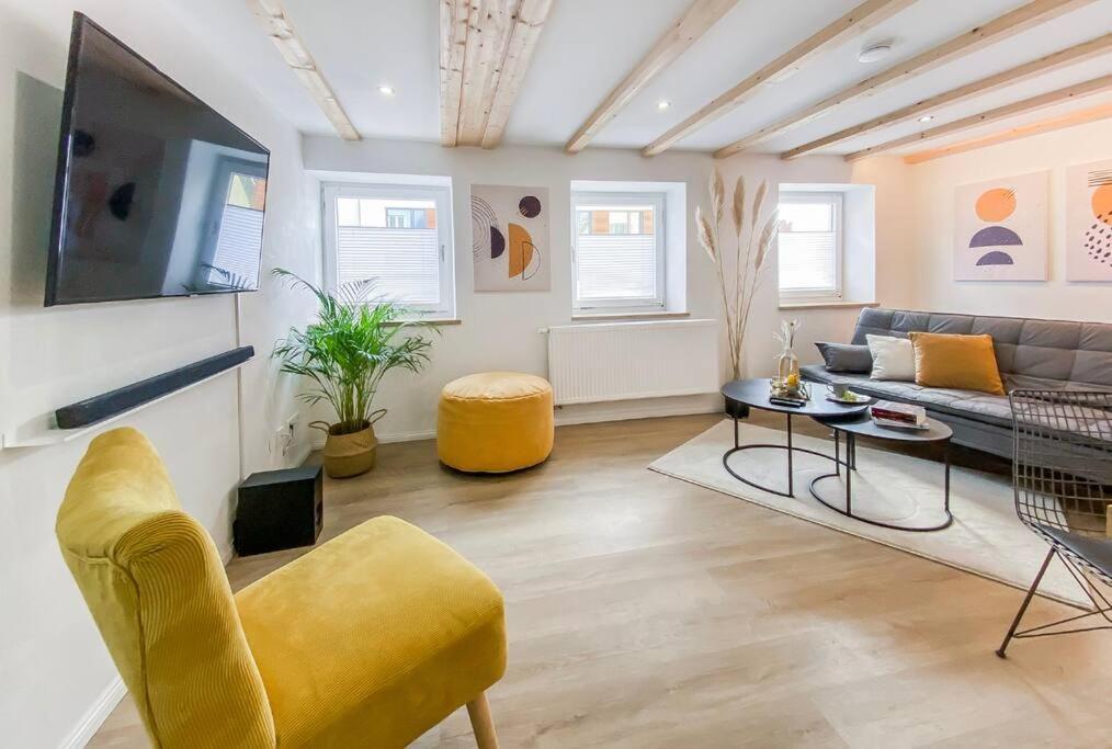 Stylisches Apartment Mit Terrasse In Der Altstadt Von Donauwörth Dış mekan fotoğraf