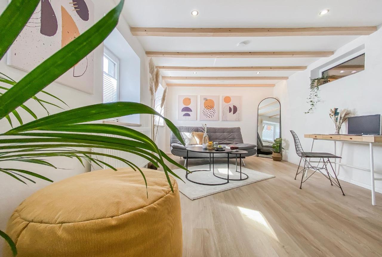 Stylisches Apartment Mit Terrasse In Der Altstadt Von Donauwörth Dış mekan fotoğraf
